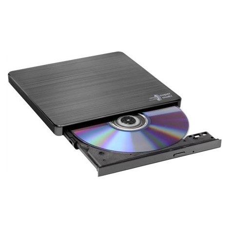 H.L Data Storage Ultra Slim Portable DVD-Writer Black - 2